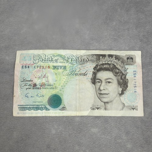 Vtg bank england 5 five - bank, of