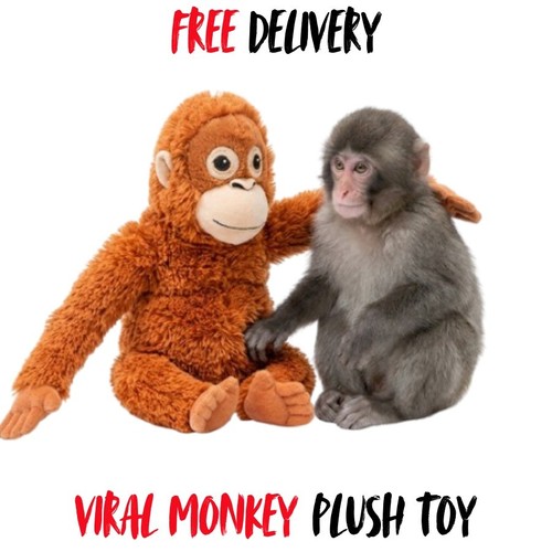 Nwt viral punch monkey - monkey, plush