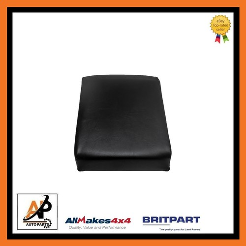 Black vinyl plain seat cushion - seat,