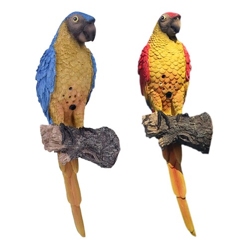 Recordable talking parrot - parrot, tree