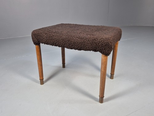 Vintage danish footstool - vintage,
