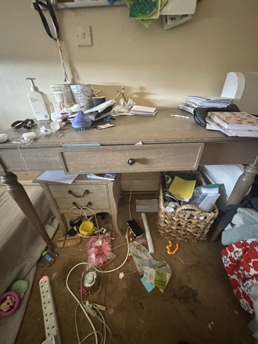 Corner desk and drawers - corner,