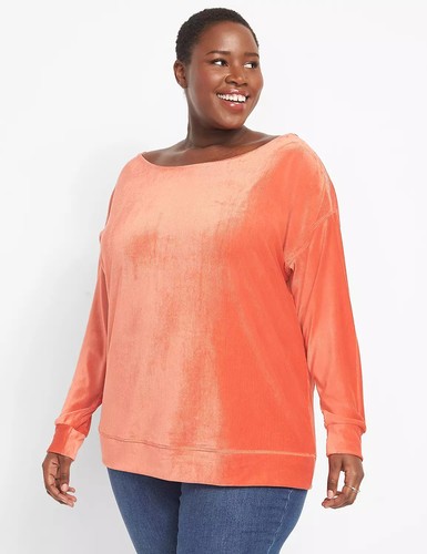 Lane bryant boat - bryant, neck