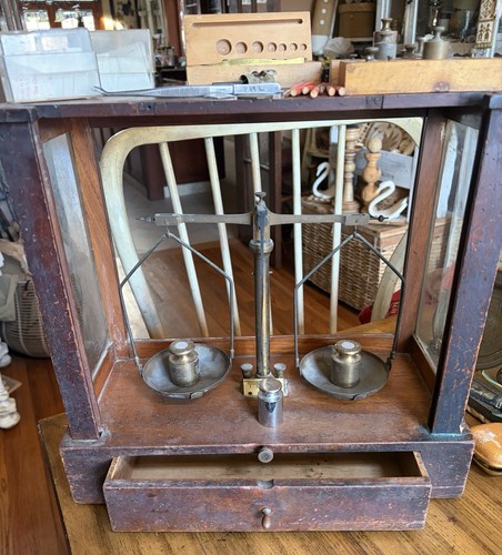 Antique balance beam scale - balance,