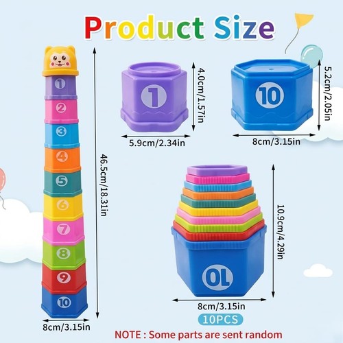 Building beakers nesting - nesting, cups