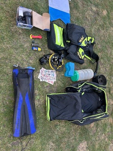 Scuba diving kit - scuba,