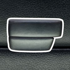 Front Armrest BMW E90 E91 E92 Split Centre Console Arm Rest Cover Leather Black