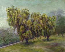 Weeping Willow Tree Painting