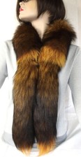 Fur Scarf Silver Fox Boa Fur
