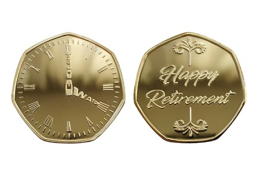 Golden watch happy - golden, 'happy