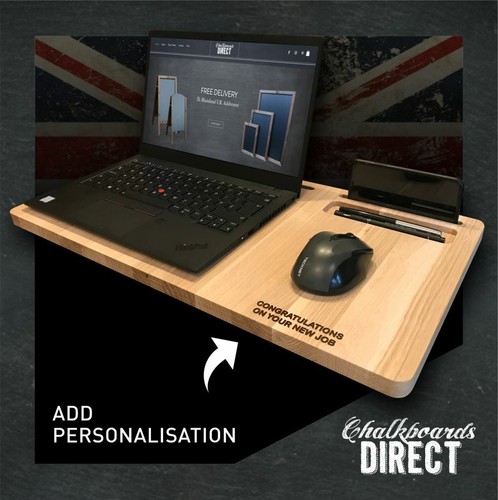 Personalised laptop desk - laptop, wood