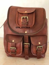 Large Vintage Genuine Leather