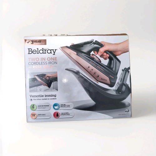 Beldray cordless steam - 2-in-1,