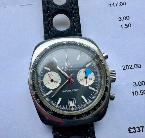Vintage tissot valjoux 7734 - vintage,