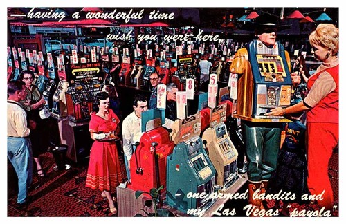 Las vegas postcard casino - las,