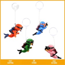 Vivid Cartoon Diver Floating