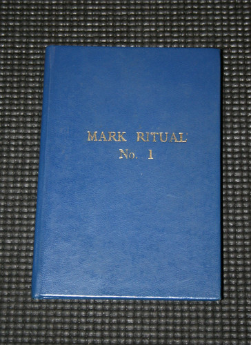 Masonic mark ritual no - 1,