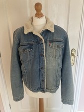 LEVIS DENIM JACKET WITH FAUX