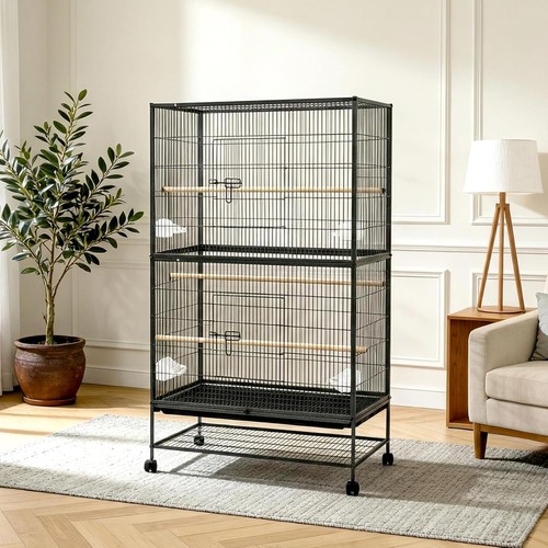 Large bird cage rolling - large,