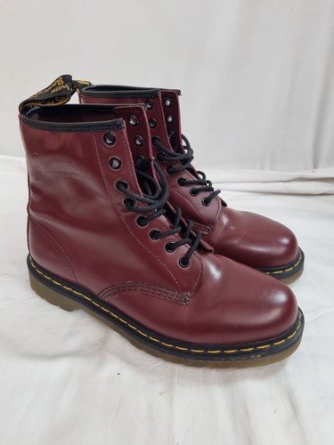 Martens cherry red boots - red,