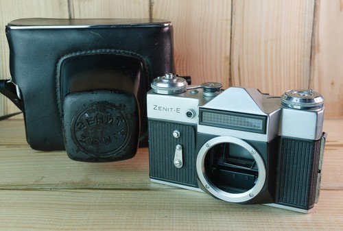 Soviet zenit silver 35mm - zenit-e,