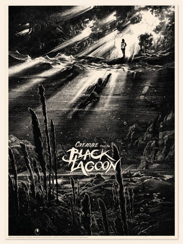 Creature from the black lagoon - black,
