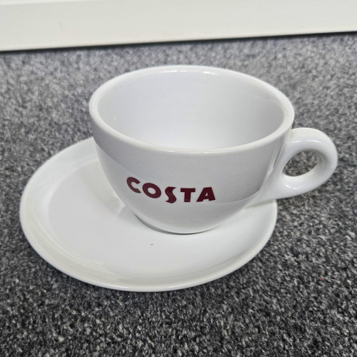 Costa 2pc ceramic coffee cup - coffee,