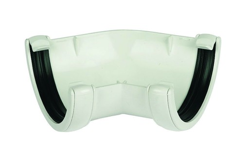 Floplast guttering ram2wh 76mm - guttering,