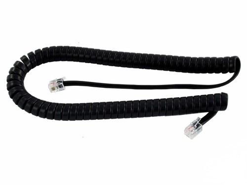 Telephone handset curly cord - telephone,