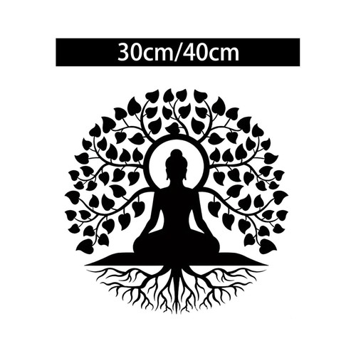 Metal buddha wall decor - buddha,