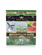 King Palm Watermelon Wave Flavour Filter Tips 2 Pack 7mm Size Squeeze Pop Design