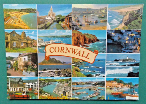 Postcard cornwall old used - postcard,