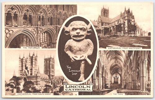 Vintage lincoln cathedral - lincoln,
