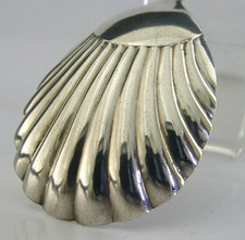 STERLING SILVER SCALLOPED BOWL