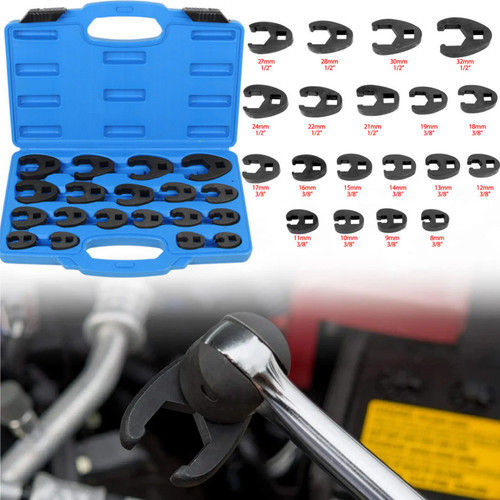 19pcs crowfoot wrench set - crowfoot,