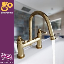 Gold Bath Filler Tap Bathroom