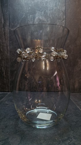 Elegant clear glass vase - elegant,