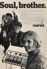 FARFISA 1966 Compact Organs PRINT ADVERT SOUL BROTHER