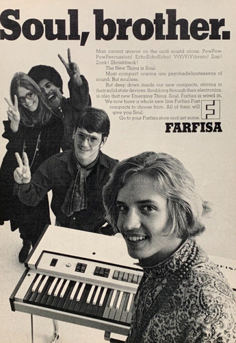 Farfisa 1966 compact organs - farfisa,