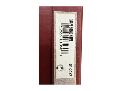 Grape bread knife arthur - bread,