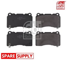 BRAKE PAD SET, DISC BRAKE FOR