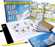 Molcey Flip Book Kit with LED