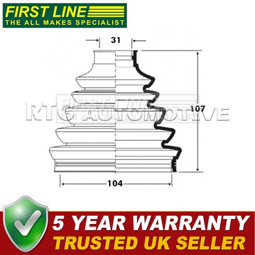 First line rear outer joint - line,