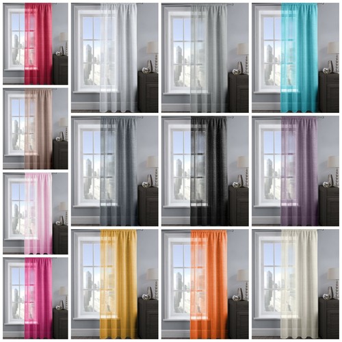 Curtain net panel - net, shimmer