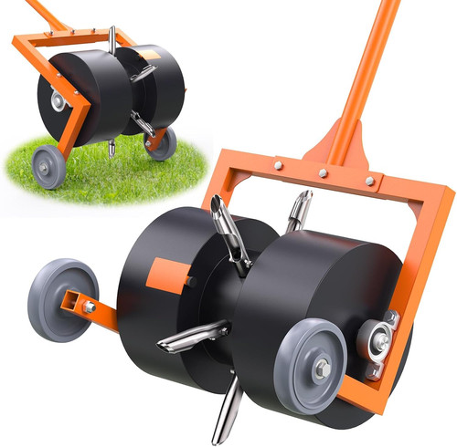 Rolling lawn aerator - aerator,