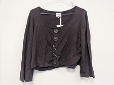 Kaliko Black Bow Button