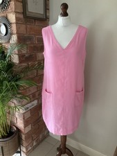 Next Linen Blend Shift Dress