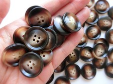 15pcs, 22mm Dark Brown Fine