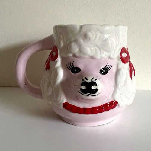 Homestore pink white poodle - &,