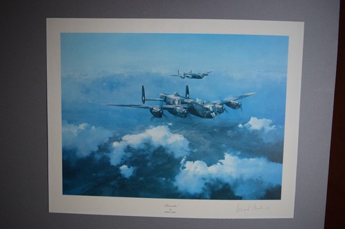 Lancaster aviation art - aviation,